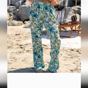 Beach Riot Floral Drawstring Pants Size XL